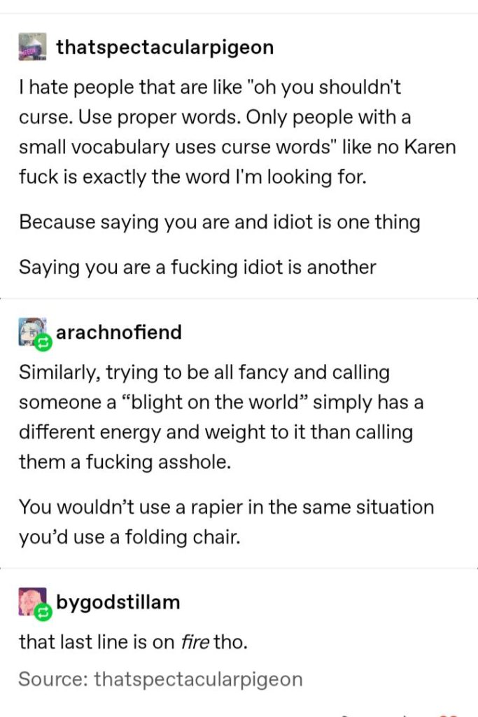 Fuck Is a Great Word